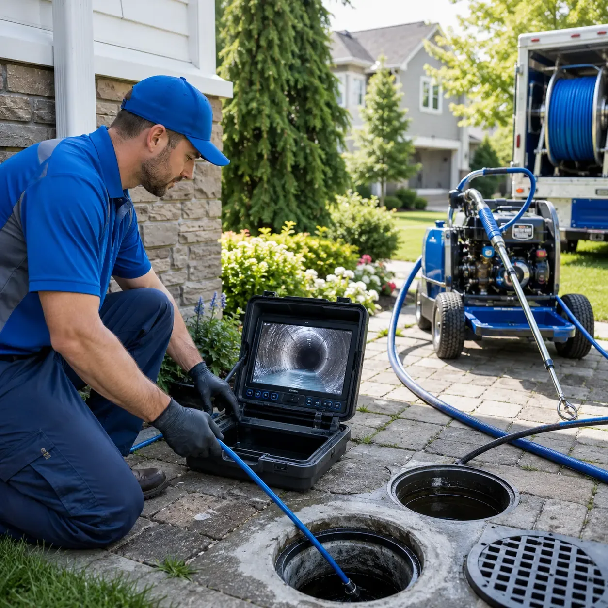 Outdoor drain cleaning professionals serving Chicago, IL